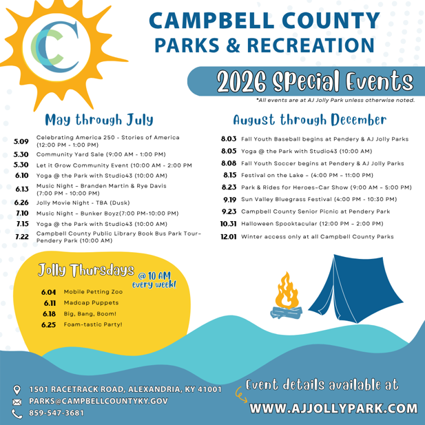 2026 Parks Special Events